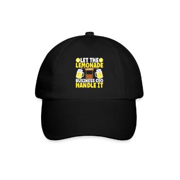 Lemonade Lemonade stand - Baseball Cap - black/black - Front