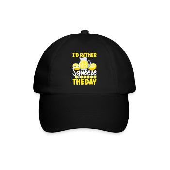 Lemonade Lemonade stand - Baseball Cap - black/black - Front