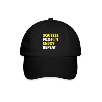 Lemonade Lemonade stand - Baseball Cap - black/black - Front