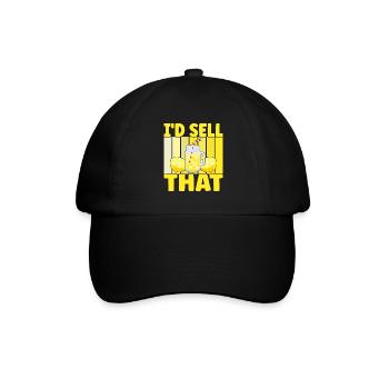 Lemonade Lemonade stand - Baseball Cap - black/black - Front