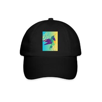 HUMMINGBIRD - Baseball Cap - black/black - Front