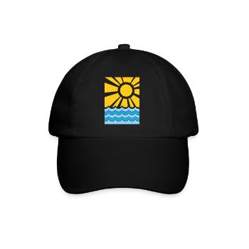 Sommer - Baseballkappe - Schwarz/Schwarz - Vorne