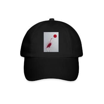 Crane sun - Baseball Cap - black/black - Front