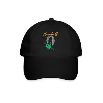 Floorball Floorball FLOORBALL PLAYER Floorballer - Baseball Cap - black/black - Front
