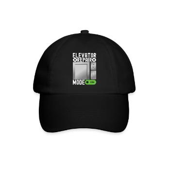 Elevator Mechanic Aufzugsmechaniker - Baseball Cap - black/black - Front