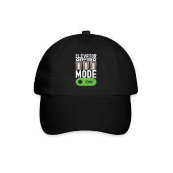 Elevator Mechanic Aufzugsmechaniker - Baseball Cap - black/black - Front