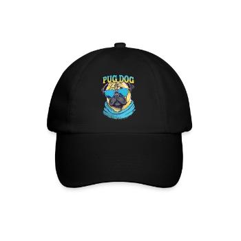 Cool Carlin chien - Casquette classique - noir/noir - Devant