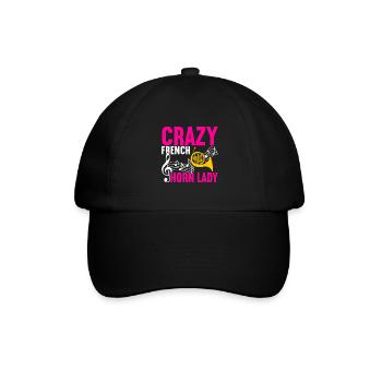 Horn Brass Instrument - Baseball Cap - black/black - Front