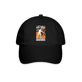 Discus thrower Discus throw - Baseball Cap - black/black - Front