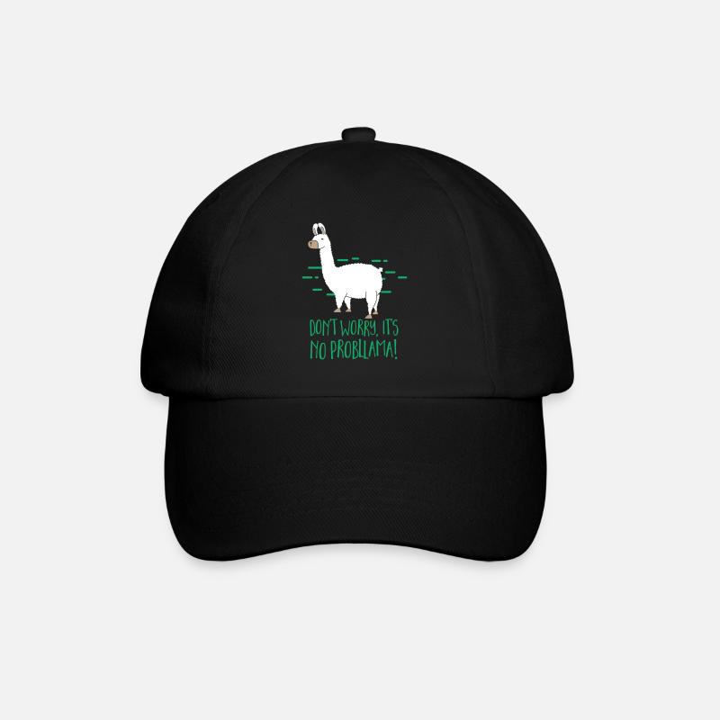 Pas de probllama - Casquette classique - noir/noir