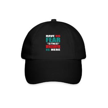 N’ayez pas peur que le windsurfer soit ici Outfit - Casquette classique - noir/noir - Devant