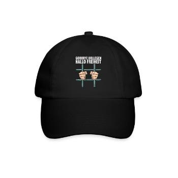 Abschiedsgeschenk Kollege Jobwechsel - Baseballkappe - Schwarz/Schwarz - Vorne