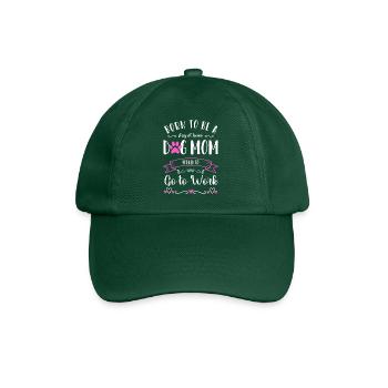 Dog Paw École de chien - Casquette classique - vert bouteille - Devant