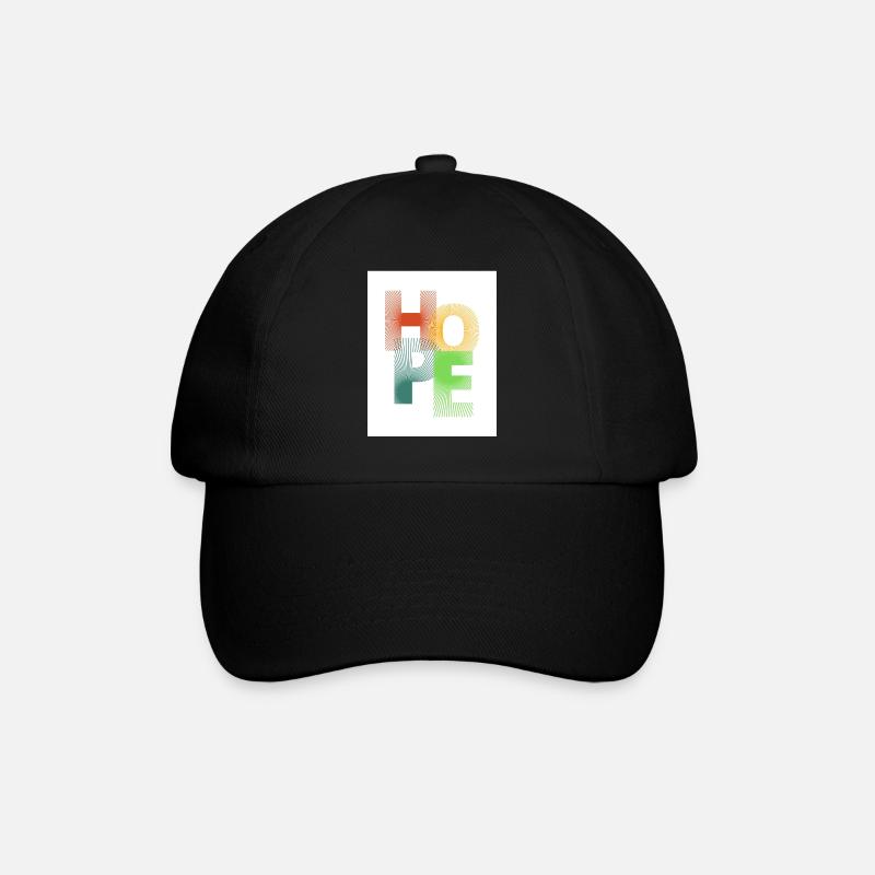 Hope - Baseballkappe - Schwarz/Schwarz