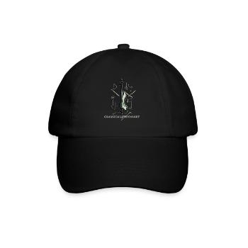 Minimalistic Classy design for classical music fan - Baseball Cap - black/black - Front