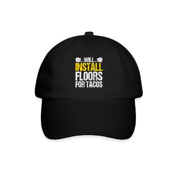 Tiler Floor Layer - Baseball Cap - black/black - Front