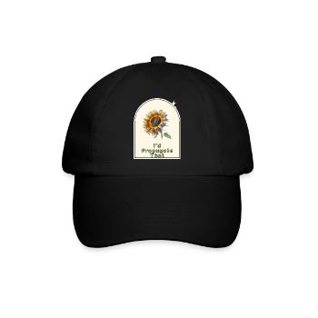 "I'd Propagate That" - Gardener's Humor Indoor - Baseball Cap - black/black - Front