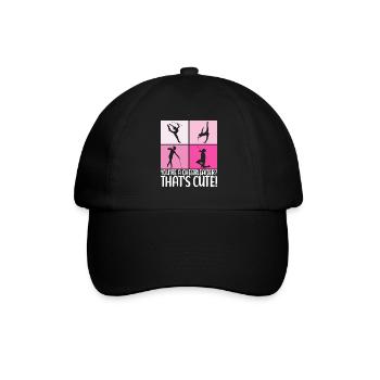 Majorette Gymnastics Majorettes Baton Twirling - Baseball Cap - black/black - Front