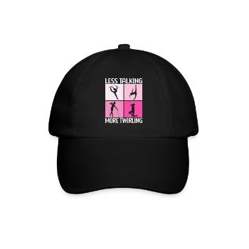 Majorette Gymnastics Majorettes Baton Twirling - Baseball Cap - black/black - Front