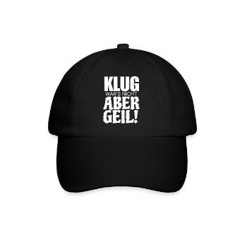 Klug - Baseballkappe - Schwarz/Schwarz - Vorne