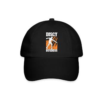 Discus thrower discus throw - Baseball Cap - black/black - Front