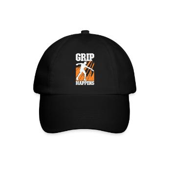 Discus thrower discus throw - Baseball Cap - black/black - Front