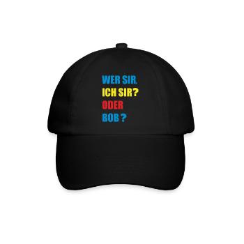 Qui, monsieur - Casquette classique - noir/noir - Devant