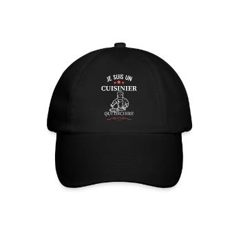Cook Who Tears - Baseball Cap - black/black - Front