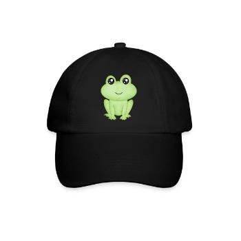 Grenouille - Casquette classique - noir/noir - Devant