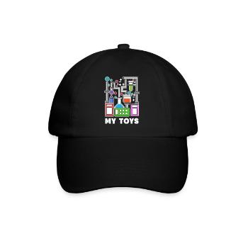 Superviseur Énoncé de carrière Scientifique - Casquette classique - noir/noir - Devant