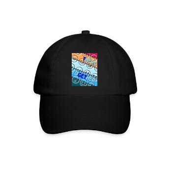 tHERE, um sie zu bekommen. Zusammen. Hier für sie. - Baseballkappe - Schwarz/Schwarz - Vorne