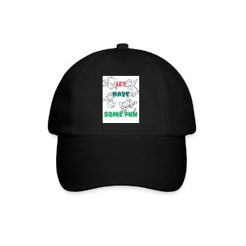 Let have some fun. - Baseball Cap - black/black - Front
