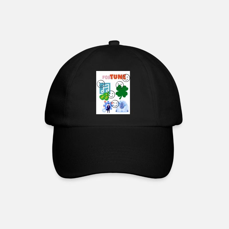Fortune. La mélodie de la fortune. - Casquette classique - noir/noir
