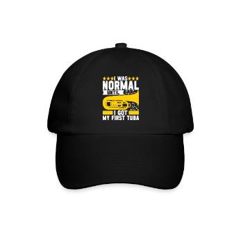 Tuba Tubist - Baseball Cap - black/black - Front