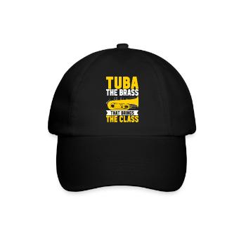 Tuba Tubist - Baseball Cap - black/black - Front