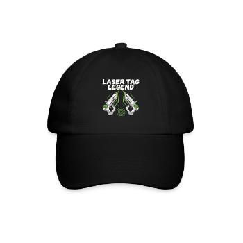 Laser Tag Birthday Laser Tag Player - Baseball Cap - black/black - Front