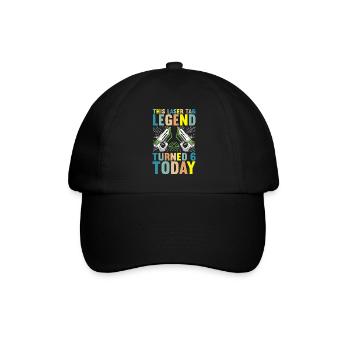 Laser Tag Birthday Laser Tag Player - Baseball Cap - black/black - Front