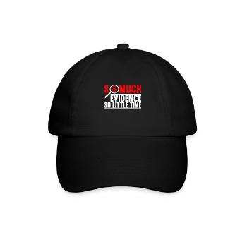 Forensik Forensiker - Baseballkappe - Schwarz/Schwarz - Vorne