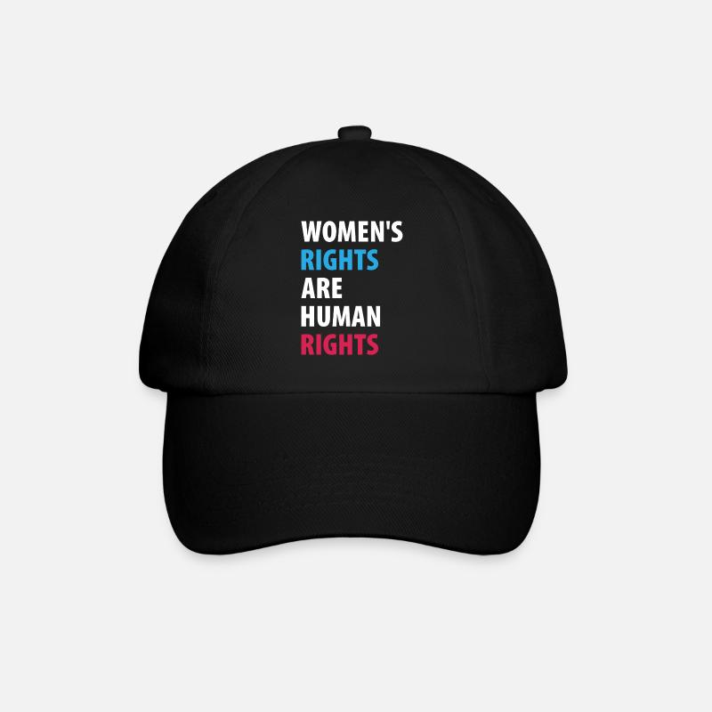 Women's Right Are Human Rights - Baseball Cap - black/black