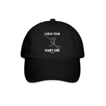 Carl Jung Quote Translated To Gen Z - Shady Side - Baseball Cap - black/black - Front