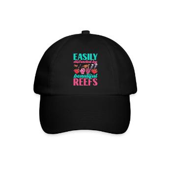 Marine Biology Marine Biologist - Baseball Cap - black/black - Front
