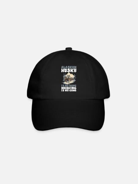 Traîneau Chiens de traîneau - Casquette classique - noir/noir