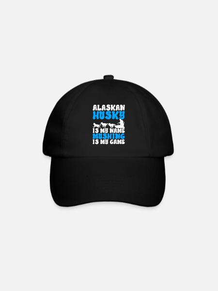 Traîneau Chiens de traîneau - Casquette classique - noir/noir