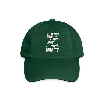 Sledding Sled dogs - Baseball Cap - bottle green - Front