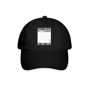 50th Birthday - Baseball Cap - black/black - Front