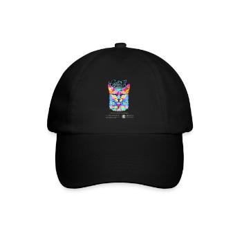 Goa Cat: LSD Adventure T-Shirt - Baseball Cap - black/black - Front