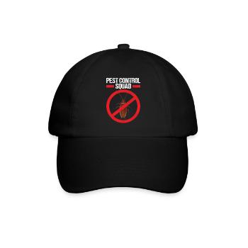 Pest Control Exterminator - Baseball Cap - black/black - Front