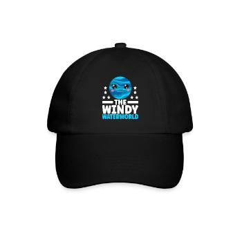 Astronomie Mignonne Planète Système Solaire Galaxie - Casquette classique - noir/noir - Devant