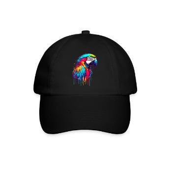 Perroquet - Casquette classique - noir/noir - Devant