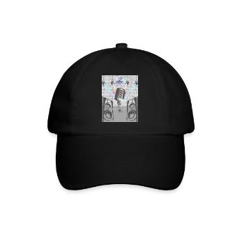 Love of Music Microphone - Baseball Cap - black/black - Front